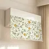 Cortina Protectora de Viento para Aire Acondicionado Anti-Golpe Directo Habitación Infantil Tela a Prueba de Viento Postparto Cubierta Universal Antipolvo para Aires Acondicionados de Pared Velcro Autoadhesivo