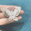 Boneca gato de batata de Guizhou acessórios DIY lembrança coroa de cabelo prateada chapéu étnico Miao chapéu tiara de chifre de vaca borboleta