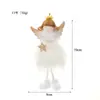 Producto Nuevo Más Vendido Transfronterizo Muñeca Ángel Colgante de Felpa Decoración de Árbol de Navidad Niña Pequeña