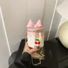 Bolsa Infantil Linda Princesa Lazo Bolso Cubo Niña Moda Bolso Cruzado Niña Bebé Monedero de Mano
