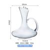 Criativo com boca chanfrada Decanter Cristal Vidro Decanter Vinho Decanter Garrafa Vinho Fermentado Garrafa Vinho Dispencer