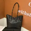 Bolso de hombro versátil de gran capacidad transfronterizo 2026 nueva tendencia de moda color sólido patrón personalizado bolso tote bolso cruzado