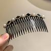Celebridad de Internet 2022 Nuevo Peine de Pelo con Perlas Peine para Flequillo Pelo Suelto Pinza Artefacto para Acomodar la Cabeza Accesorios para el Cabello Pinza para el Cabello