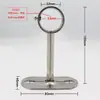 Varanda varal de roupa aço inoxidável assento suspenso varal fixo montado no topo quarto varal de roupa base montada na parede lateral interna e externa
