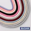Fuente Huaxing Fabricante de Cordones al por Mayor Redondo Crochet Cifrado 5mm de Espesor Colorido Blanco Cuerda para Cordones