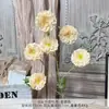 Flores Artificiais de Peônia de 6 Camadas para Decoração de Corredor de Casamento, Flores para Decoração de Salão de Casamento, Flores Artificiais de Plástico Arranjo de Flores DIY
