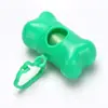 Cubo de basura con forma de hueso con bolsas de basura, Ecológico, Se puede usar con recogedor de excrementos, Suministros para mascotas, Recogedor de excrementos de perro portátil
