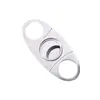 Cortador de Cigarros de Acero Inoxidable, Juego Simple de Tijeras de Plástico para Tabaco de Cigarros, Cuchillo de Cigarro Portátil de Doble Filo, Personalizable