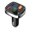 Carregador de Carro F07 Transfronteiriço com Display Digital Bluetooth para Carro MP3 Player Transmissor FM Conector USB de Porta Dupla