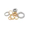 Pingente Irregular de Aço Inoxidável Banhado a Ouro 18K, Círculo Oval, Acessórios para Joias de Colar Simples DIY, Venda por Atacado, Transfronteiriço