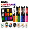 Pluma Pinta Botella Transfronteriza Tinta Recarga Líquido Aditivo Pintura Base Agua Pluma Pinta Blanca 60ml Oro Plata