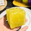 Amazon Juguete de Apretar Batido de Maracuyá Extraño Sandía Kiwi Descompresión Ventilación Juguete de Rebote Lento Bola Hecha a Mano