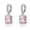 Deseo Comercio Exterior Transfronterizo Suministro Caliente Pendientes de Circonita de Color Arcoíris Pendientes de Personalidad de Moda Pendientes de Diamantes Pendientes de Mujer