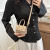 Mini Bolsa Pequeña para Mujer Verano 2026 Moda Retro en Relieve Bolso Cruzado Pequeño para Niña Bolso de Hombro Bolso de Mano