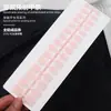 Uñas postizas populares Xiyin con purpurina, estilo corto, piezas de uñas degradadas simples estilo ojo de gato, favorecedoras para chicas, uñas postizas