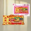 Imanes de Metal para Refrigerador con Estampilla de Ciudad en Stock, Imanes Decorativos Creativos para Atracciones Turísticas y Sitios Culturales