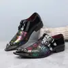 Sapatos Casuais Masculinos de Couro Slip-On Tendência Estilo Britânico Mais Vendidos na Amazon Transfronteiriços - 25928