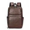 Mochila Masculina Grande Capacidade Mochila Executiva Fashionável Retro para o Dia a Dia Bolsa para Computador Impermeável Viagem de Negócios Casual Multi-Compartimento