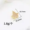 Base de Pingente DIY Hexagonal com Asa de Libélula Letra D Banhada a Ouro 14K Micro-Incrustada Zircônia Sintética