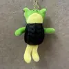Colgante de Peluche Shan Hai Jing Lindo Tiburón Mono Juguete de Peluche Llavero Colgante Encanto para Bolso Muñeca Peluche