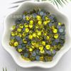 Pedra de Strass para Nail Art com Fundo Plano Cor Branca Fundo de Borracha Diamante Austríaco Imitação Vestido de Dança de Salão Doméstico Vestido de Casamento Vestido Latino Adesivo