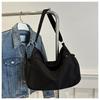 Bolsa de Lona de Grande Capacidade Feminina Outono 2024 Nova Bolsa de Ombro Transversal de Nylon Casual Portátil para o Dia a Dia Bolsa Saco