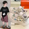 Zapatos para niño 2026 otoño nuevos tenis huecos con hebilla giratoria, antideslizantes, resistentes al desgaste, zapatos de playa, de punta cerrada, suela suave
