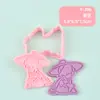 Serie Encuentro Ligero Molde para Galletas 3D Simulación DIY Diseño de Presión Tridimensional Molde para Estampar Galletas Suministros para Hornear