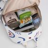 Bolsa Maternidade com Aba de Flor Leve para Viagem ao Ar Livre Bolsa de Bebê Dupla Alça Portátil Multi-compartimentos Bolsa para Carrinho