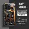 Funda Mecánica para Teléfono de Tecnología Futura Transfronteriza para iPhone 17 Estilo Fresco para Hombre Apple 16/15Pm Funda de Vidrio Anticaídas