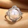 Conjunto de Pérolas Brincos de Videira Vintage Anel Elegante S925 Prata para Mulheres Colar de Fragrância Pequena de Luxo de Alto Padrão