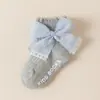 Meias de Princesa para Bebê Primavera e Outono 2026 Novo Modelo Meias para Bebês Meias Antiderrapantes para Crianças Meias Infantis de Venda Cruzada Atacado Versão Coreana