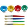 Amazon Transfronteiriça Crianças DIY copo para caneta de lavar proteção ambiental fácil de limpar cor de pigmento Copo grafite copo para caneta de lavar ferramenta