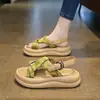Hermosas Sandalias de Plataforma para Mujer que Aumentan la Altura, Estilo Veraniego para Combinar con Vestidos, Nuevo Modelo 2026, Zapatos Casuales Romanos de Playa Estilo Chino