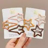Pinzas para el Cabello de Estrella Lindos Clips Pequeños de Colores Accesorios para el Cabello Pinzas Laterales para Mujer Estilo Coreano Pasadores de Estrella de Cinco Puntas Pinzas para el Flequillo Venta al por Mayor