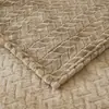 Manta Espessa com Padrão de Espiga de Trigo, Estoque Pronto para Exportação, Manta de Flanela Jacquard em Fleece de Coral, Manta de Presente, Manta de Ar Condicionado para Comércio Exterior