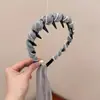 Diadema de Perlas Onduladas de Gama Alta, Elegante y a la Moda, Diadema Simple Versátil, Dulce Diadema para Lavarse la Cara para Mujeres