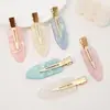 Presilhas de Cabelo Sem Costura Estilo Coreano e Japonês, Grampos Laterais, Acessórios de Cabelo, Enfeites de Cabelo para Mulheres, Presilhas para Franja, Presilhas Bico de Pato Modernas, Presilhas Doces para Cabelos Soltos