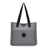 Bolsa de ombro única de nylon de cor sólida transfronteiriça para mulheres, grande capacidade, diária, casual, para o trabalho, versátil, bolsa feminina nova, dropshipping