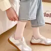 Calcetines de media pantorrilla para mujer de Primavera y Otoño, Calcetines de Maternidad de Algodón Puro con Parte Superior Holgada, Calcetines Delgados de Algodón Puro Absorbentes de Sudor, Sin Costuras, Estilo Slouch, Calcetines Zhuji