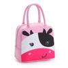 Bolsa de almuerzo portátil estilo ins, bolsa de almuerzo portátil de gran capacidad, bolsa de aislamiento de mano, bolsa de almuerzo para estudiantes, venta al por mayor