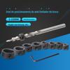 Broca para marcenaria de 3-16mm anel limitador anel de posicionamento para broca grampo de parafuso redondo para marcenaria acessórios de ajuste de broca