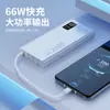 Tesoro de carga de 20000 mA viene con cuatro cables carga rápida de 66W gran capacidad energía móvil regalo transfronterizo impresión de logo