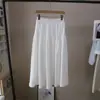 [2026 Primavera Nuevo Estilo Coreano Liso Cintura Elástica Adelgazante Versátil Dulce Reductor de Edad Falda para Mujer 6000]