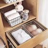 Ventas Directas de Fábrica Cesta de Almacenamiento de Hierro Forjado Cesta de Almacenamiento Organizador de Escritorio de Baño Cosméticos Cesta Pequeña Hogar