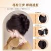 Peruca Cabeça de Bola Feminina Grampo Bolsa de Cabelo Galinheiro Cabeça Filha Botão de Flor Elegante Estilo Antigo Coque Faixa de Cabelo Peruca Faixa de Cabelo
