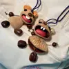 Kit de Materiais DIY Feito à Mão para Bonecas de Vagem, Pingente de Sino de Vento de Frutas Acabado, Ornamento para Pendurar no Carro de Boneca de Vagem de Frutas