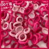 Gomas para el pelo de tamaño pulgar, altamente elásticas y duraderas, Cuerdas para el pelo para niños, cómodas y que no dejan marca, Bandas para el pelo de colores caramelo para niñas, Gomas dulces y lindas