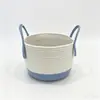 Cesta de Almacenamiento Tejida con Cuerda de Algodón para Uso Doméstico, Cesta Plegable para Juguetes Infantiles, Cesta de Almacenamiento para Ropa y Artículos Varios de Dormitorio, Cesta de Almacenamiento para Mamá y Bebé
