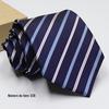 Moda masculina casual de negócios para trabalho gravata jacquard com flechas de fio de poliéster atacado de pontos